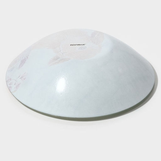 Тарелки Доляна Кролик, 19 предметов: 6 десертных тарелок, 6 обеденных тарелок, 6 мисок, салатник, стекло, голубые