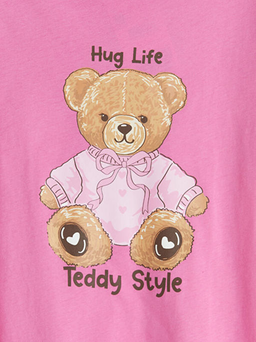 Ay? Teddy Bask?l? K?z ?ocuk Gecelik