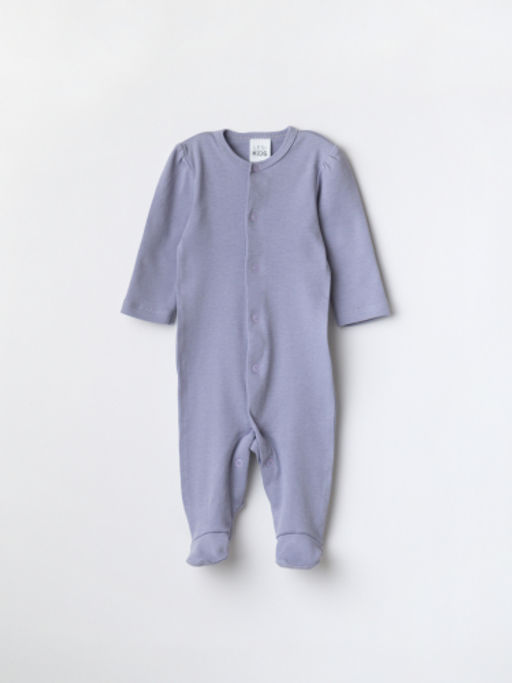 Комбинезон для новорожденного со следом, лиловый - Lesi kids фото 6
