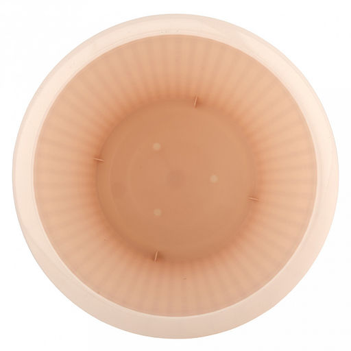 Горшок для цветов пластмассовый "Гамма плюс" 2,9л, д22см, h15,5см, пудровый (Россия)