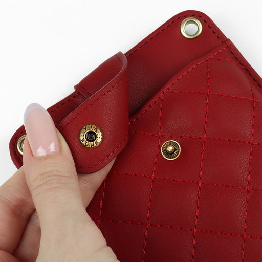 Цена за 100 шт. Кнопка установочная, Альфа (S-образная), железная, d = 10 мм, цвет бронзовый - Simaland фото 4