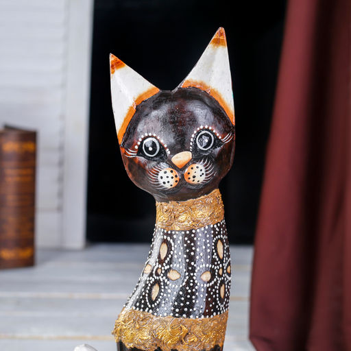 Сувенир «Кошка», 40 см, дерево
