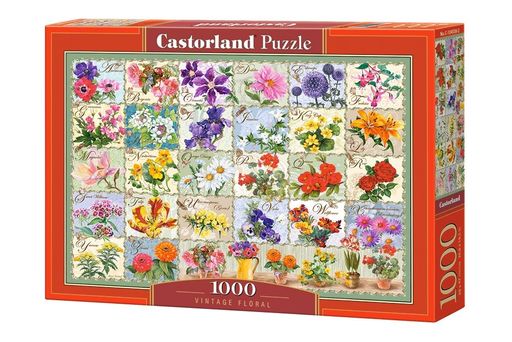 Castorland. Пазл 1000 арт.C-104338 "Цветы. Коллаж"