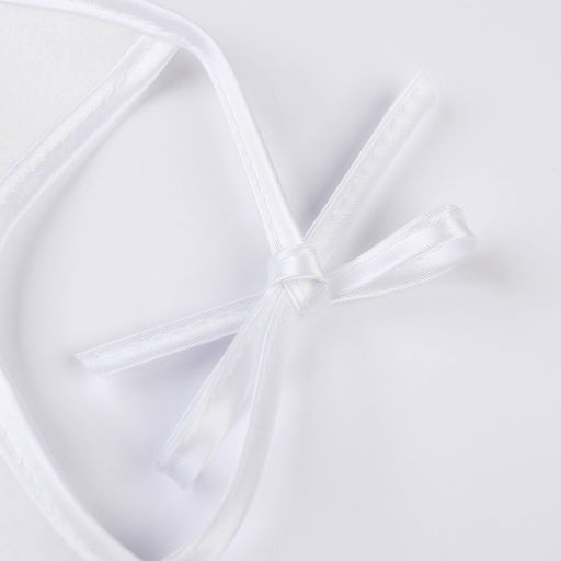 Нагрудник детский 18×18 см., микрофибра с ПВХ покрытием «Витоша», белый