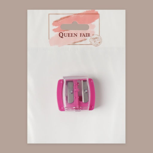 Точилка косметическая, с крышкой, двойная, цвет МИКС - Queen fair фото 6