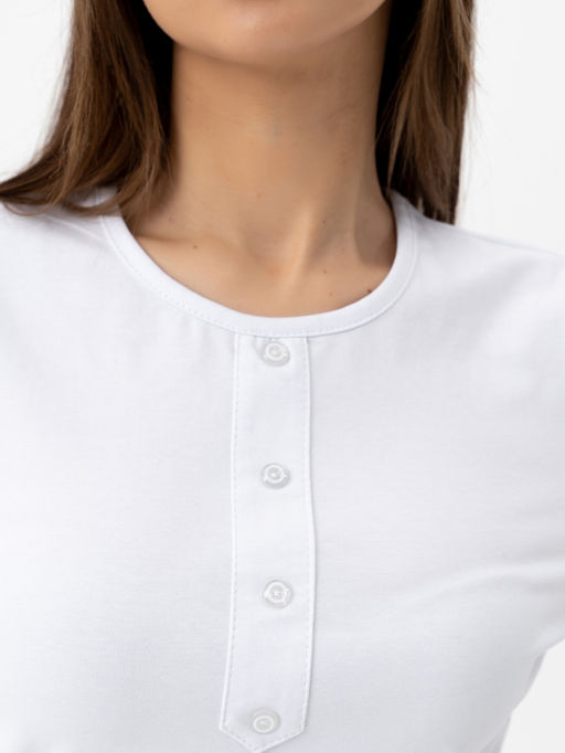 Джемпер хлопок 95%, лайкра 5%,белый