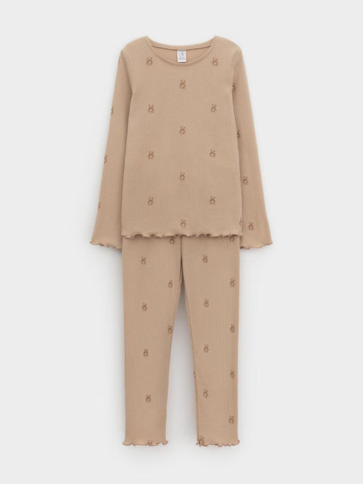 К 1618/бежевый С074 Н064 пижама для дев