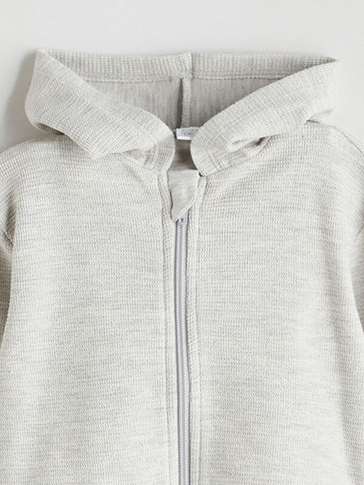 Erkek Bebek Fermuarl? Sweatshirt