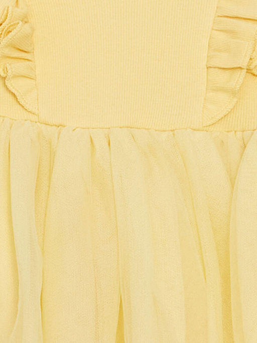 Basic Dantel T?ll? K?z Bebek Elbise