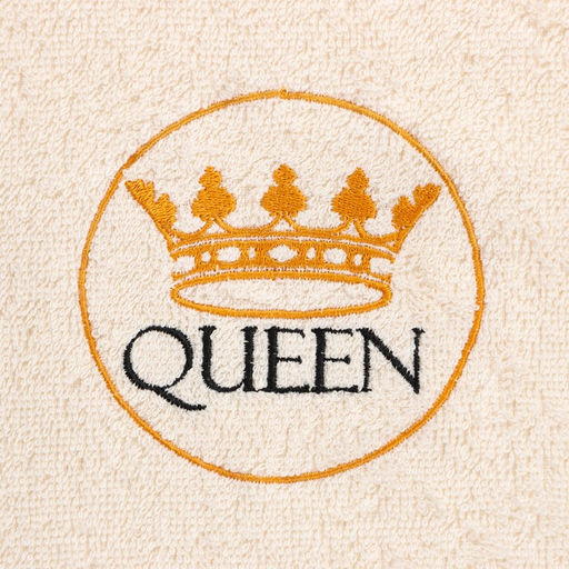 Полотенце махровое Queen 70х130 см 100% хлопок, 350 г/м2 - Этель фото 3