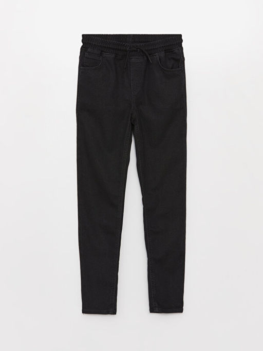 Beli Lastikli S?per Skinny Fit Erkek ?ocuk Jean Pantolon
