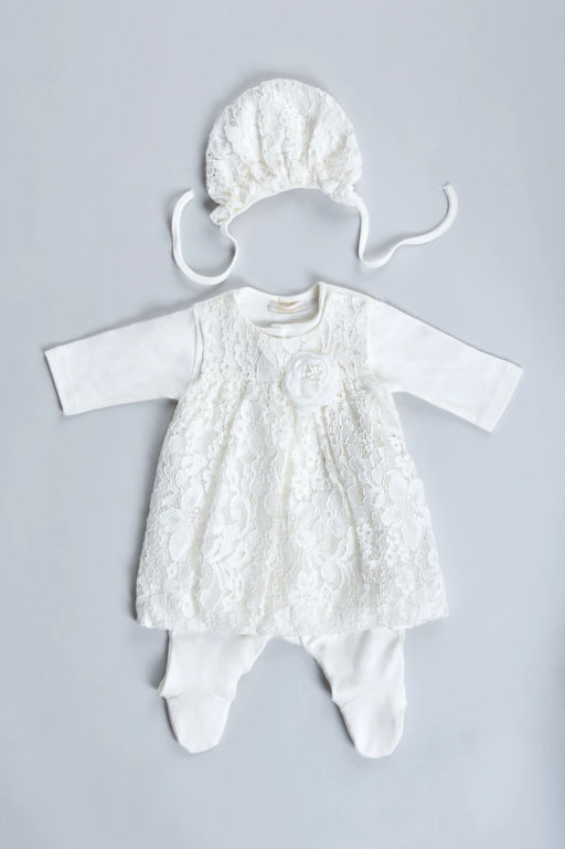 Choupette / Комбинезон-сарафан и чепчик в комплекте фото 2