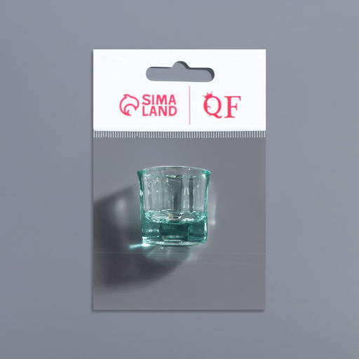 Цена за 2 шт. Стаканчик стеклянный для смешивания краски, 3×3 см, прозрачный