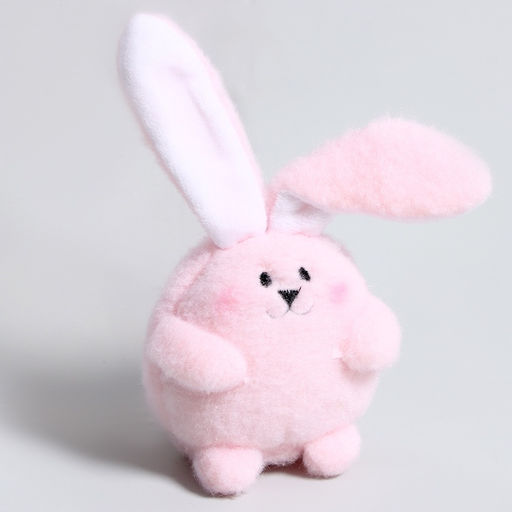 Мягкая игрушка Зайка, 8 см, розовая - Simaland фото 2