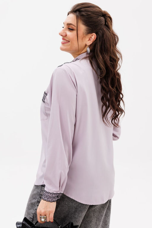 Блуза ANELLI 1250 ледяная лаванда  фото 5
