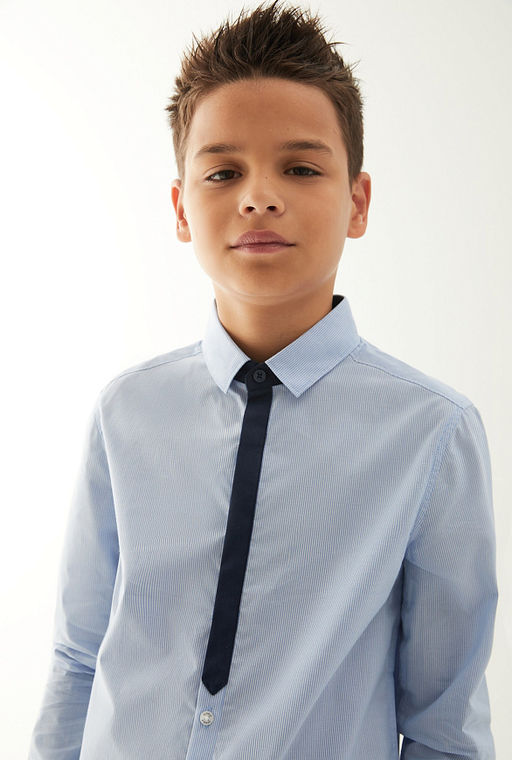 ACOOLA / Сорочка верхняя детская для мальчиков Yaroslav полоска  фото 2