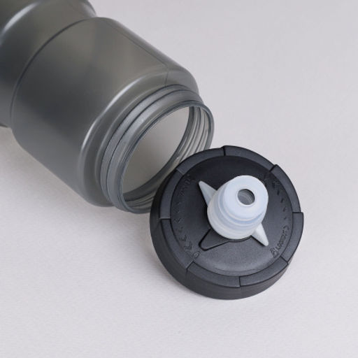 Бутылка для воды велосипедная ZEON WB226 гоночная, клапан кэмэлбак, пищевой hi-quality PP, 750ML цвет grey/уп100 - Галеонтрейд фото 3