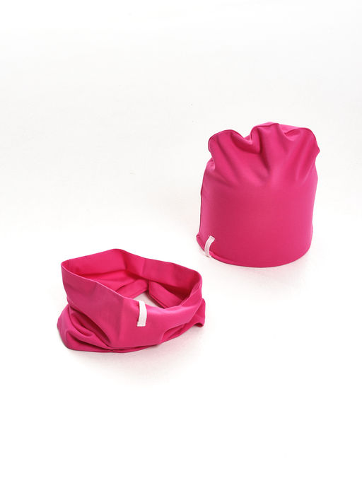 Комплект (шапка+снуд) UD 3017 малиновый