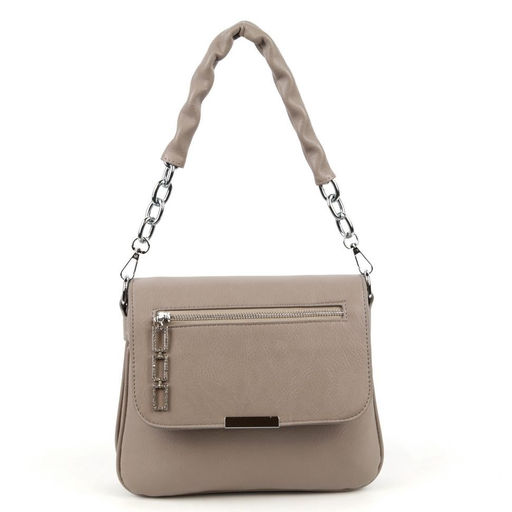 Женская сумка через плечо из эко кожи 2359 Хакиш - Cidirro фото 2