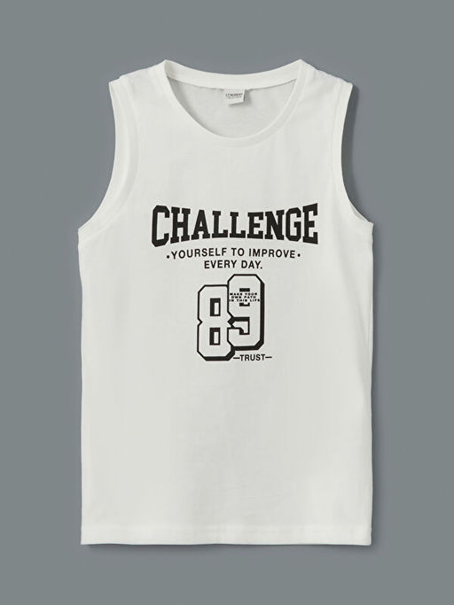 Bisiklet Yaka Erkek ?ocuk Atlet