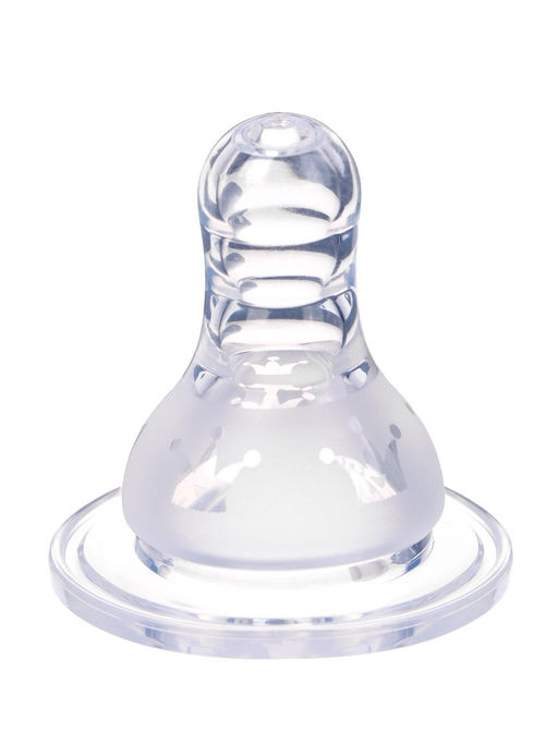 Соска на бутылочку M&B «Корона», антиколиковая, классическое горло, от 6 мес., быстрый поток, 2+1 шт