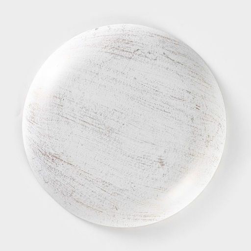 Блюдо для фруктов Доляна «Ундина», 19.5×3 см, золотое с белым