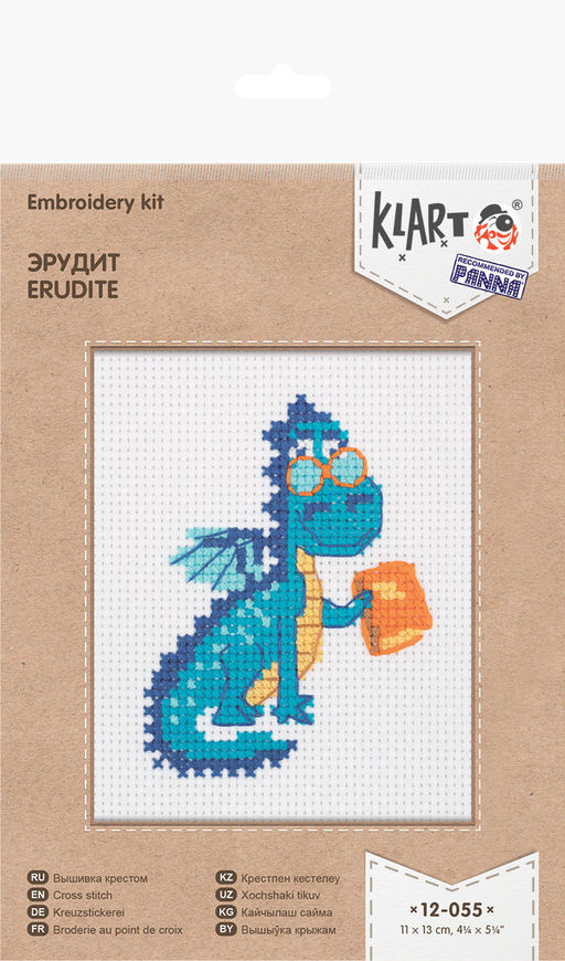 Klart набор для вышивания 12-055 Эрудит 11 х 13 см