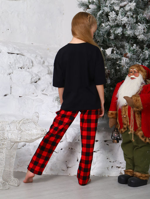 ДК014 Домашний костюм Динго (чёрный) - Милаша фото 6