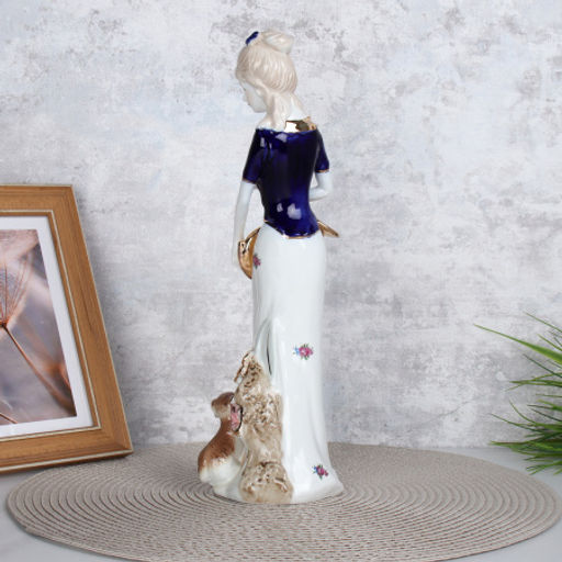 Статуэтка Дама музыкант 30 см / 141104 /уп 24/ - Галеонтрейд фото 2