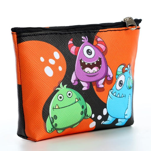 Цена за 5 шт. Кошелёк детский для мальчика «Добрые монстрики», МИКС