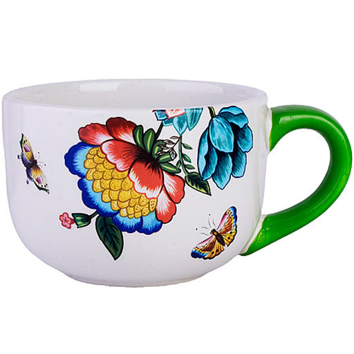 30793 Кружка-супница 550мл Летний Букет доломит LR (х24)