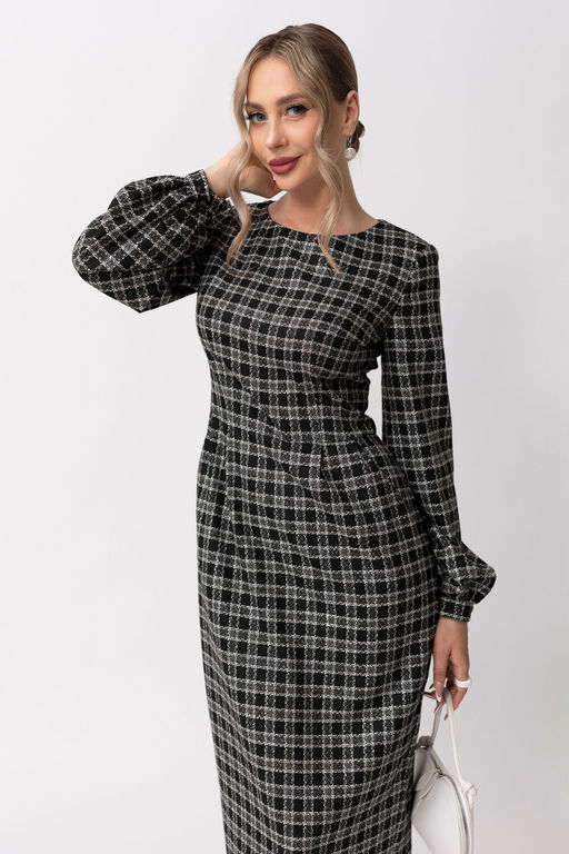 Платье Golden Valley 4855-1-Р черно-белый  фото 3