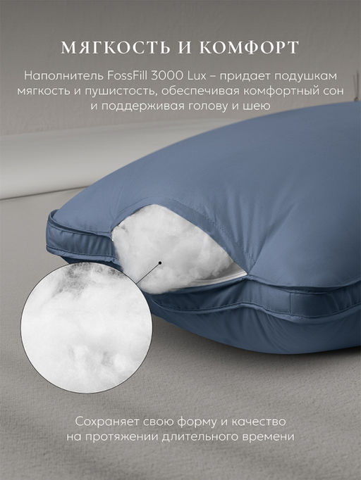 Подушка "ESPERA Comfort 3D Captains Blue", 70х70, ЕС-8552