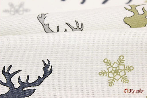 Рогожка Гренландия, цв.серый/оливковый, СОРТ2, ш.1.5м, хл-100%, 180гр/м.кв - Купава фото 2