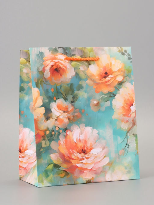 Цена за 2 шт. Пакет подарочный ламинированный «Аромат любви» 18×22.3×10 см