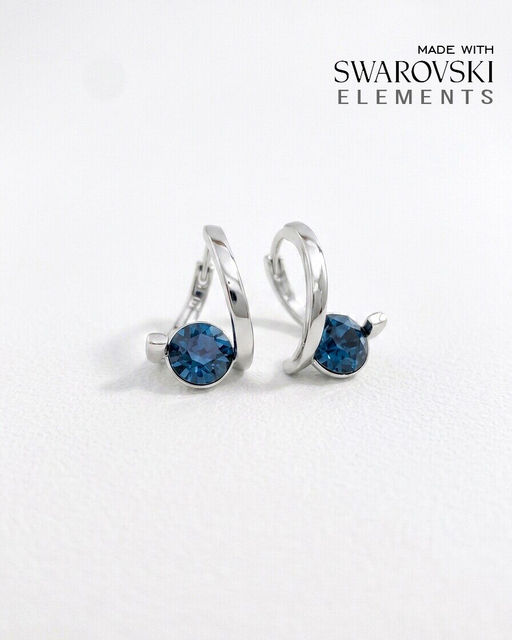 Серьги с кристаллами Swarovski