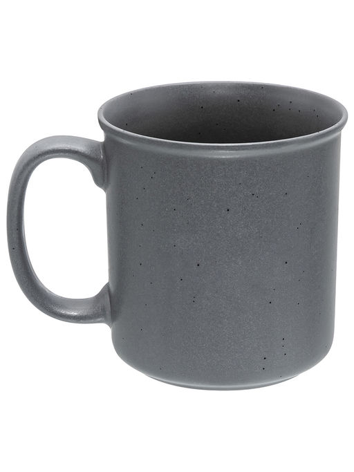 Кружка 550 мл 14*10*11см Наслаждайся, серая, фарфор - Elan gallery фото 4