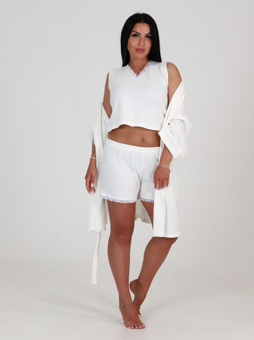 ХП-243 ЖЕНСКИЙ КОМПЛЕКТ ТРОЙКА (Экрю) - А-дина фото 4