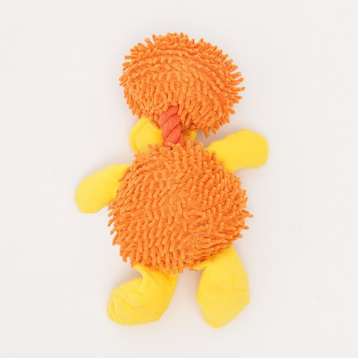 Игрушка текстильная Косматый утёнок , 32 х 19 см, коричневая - Пижон фото 3