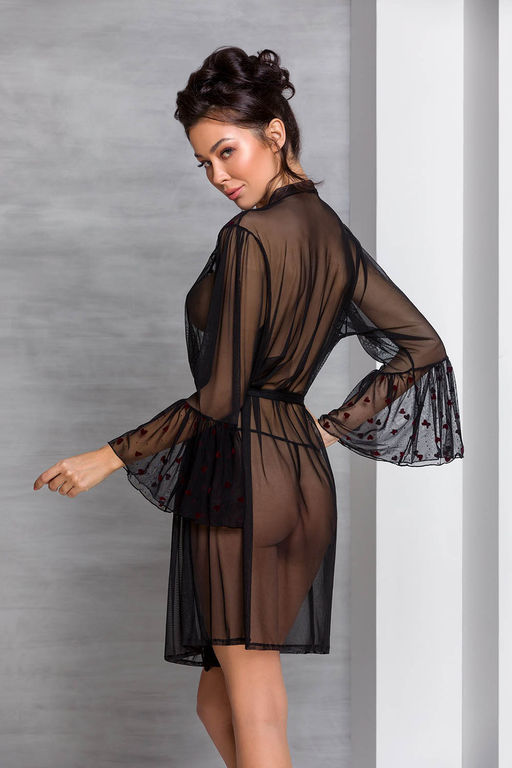 Lovelia peignoir Black