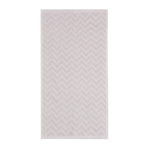 Полотенце махровое LoveLife Zig-Zag, 70х130 см, цвет пыльно-лавандовый, 100% хл, 450 гр/м2  фото 2