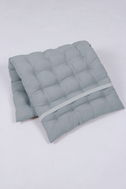 Подушка на стул со спинкой матрас подушка для кресла, 85х42х5 см на резинке и с завязками - Bio-line фото 13