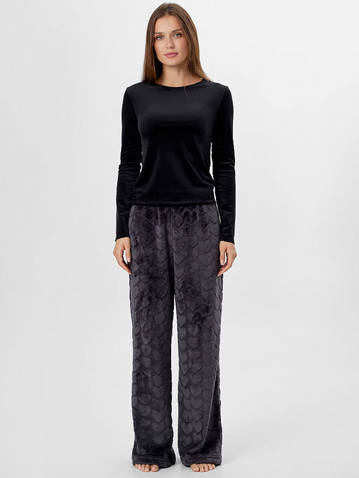 Брюки домашние женские серые - Mark formelle фото 7