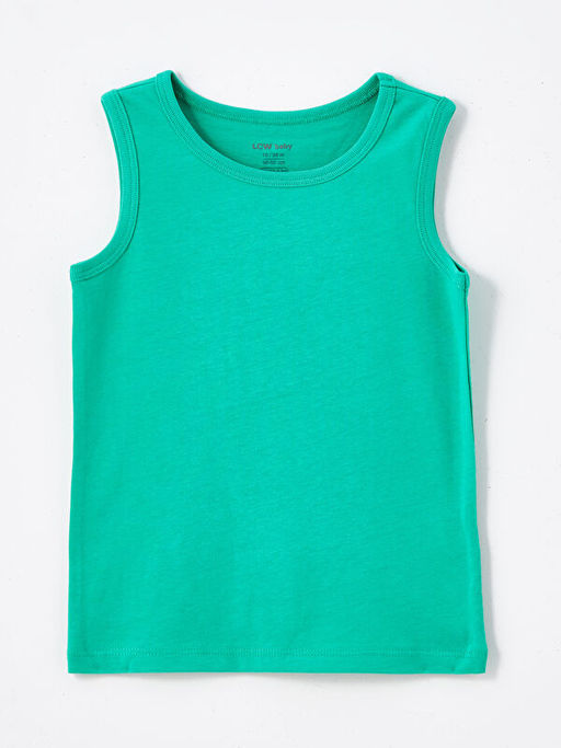 Bisiklet Yaka Bask?l? Erkek Bebek Atlet 3l? - Waikiki фото 3