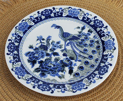 Тарелка плоская круглая 17,5 см, Жар-птица фарфор, арт. т7-2701, тгк7-1370