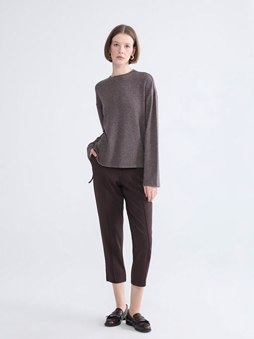 Bisiklet Yaka Kad?n Ti??rt