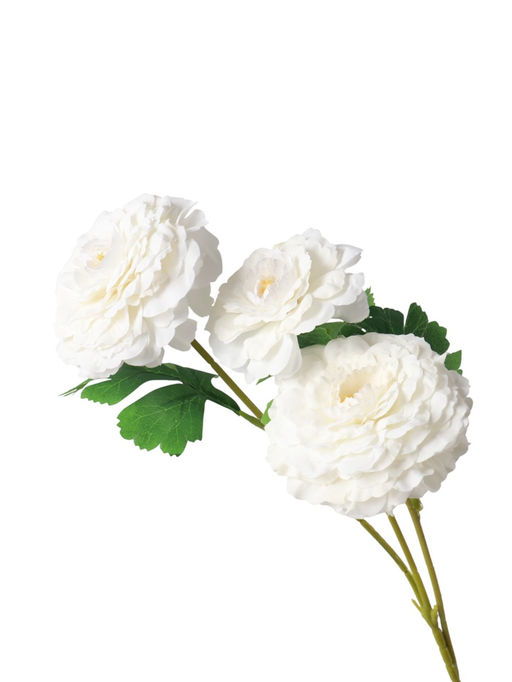 Цветы искусственные "Хризантема волнистая галант" d-8 см 58 см, белый