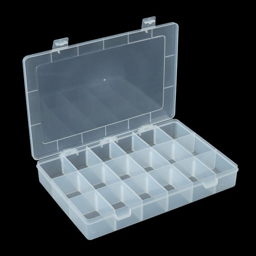 Контейнер для рыболовных мелочей К-63, пластмасса, прозрачный, 27.2 х 18 х 4.1 см - Simaland фото 2