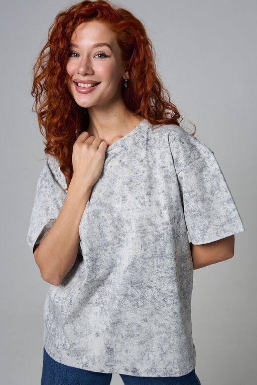 14502 футболка женская оверсайз