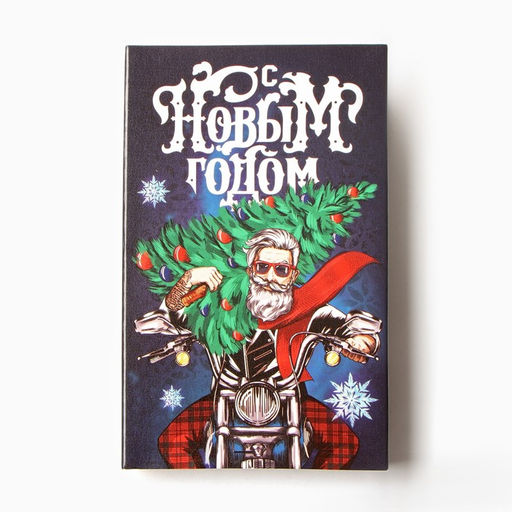 Носки мужские новогодние KAFTAN С Новым годом размер 41-44 (27-29 см), набор 2 пары  фото 5